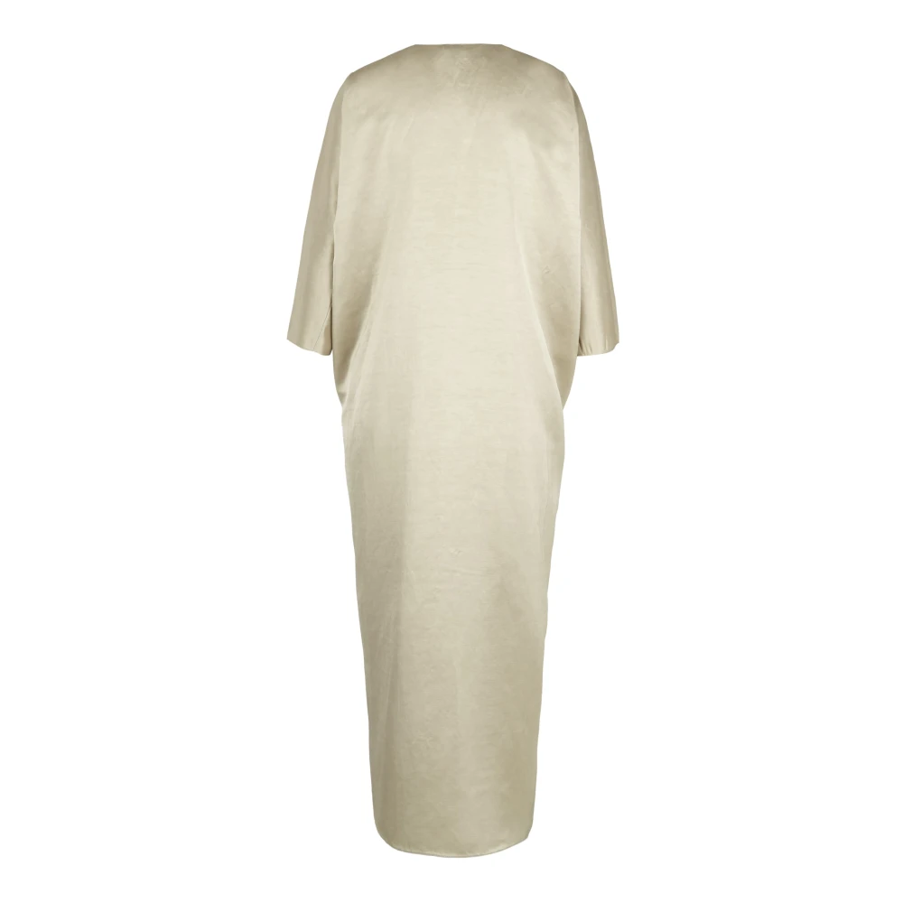 Cortana Vrede lang parelmoer jas Beige Dames