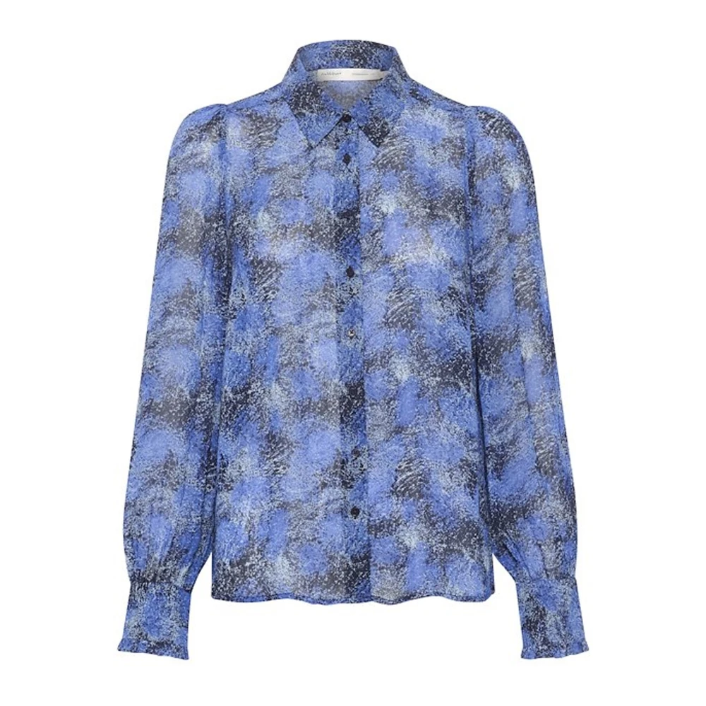 InWear Donkerblauwe Dancing Wall Overhemdblouse Blue Dames