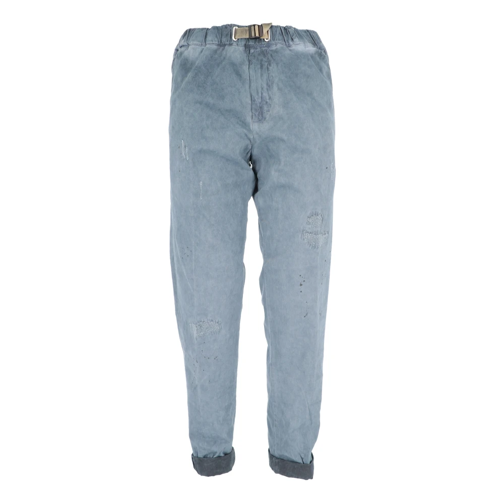 White Sand Slim Fit Broek Blue Heren