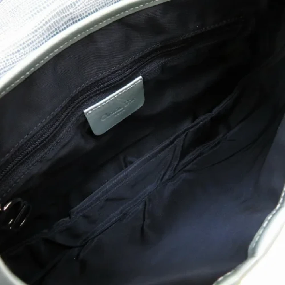 Dior Vintage Pre-owned Fabric dior-bags Gray Dames