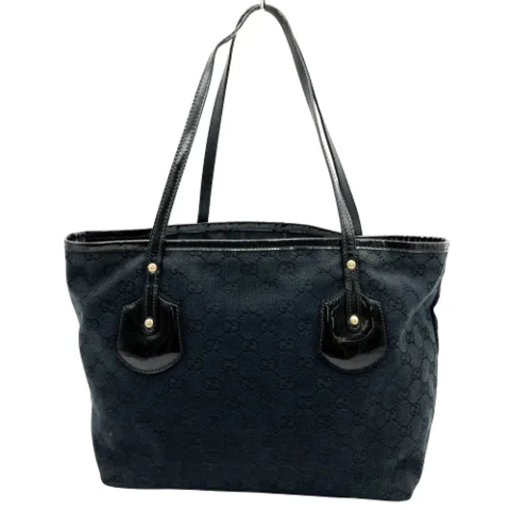 Gucci Vintage Pre-owned Canvas totes Black Dames