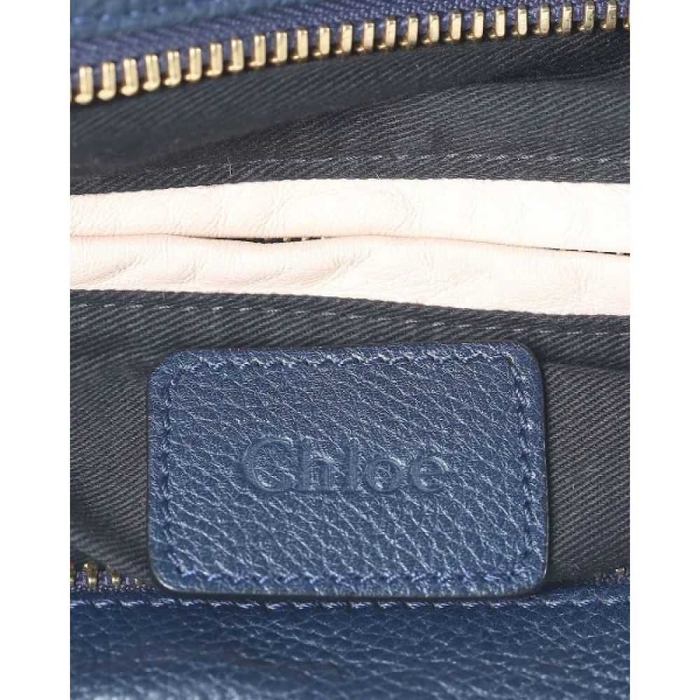 Chloé Pre-owned Leather shoulder-bags Blue Dames