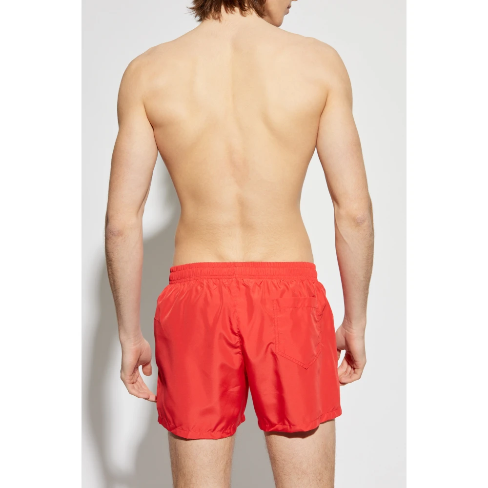 Moschino Zwembroek Red Heren