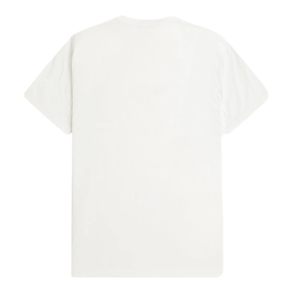 Fred Perry Grafische Laurel Wreath T-shirt Beige Heren
