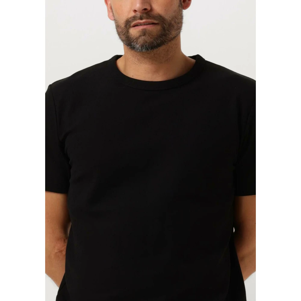 Selected Homme Zwarte Polo & T-shirt O-neck Tee Black Heren