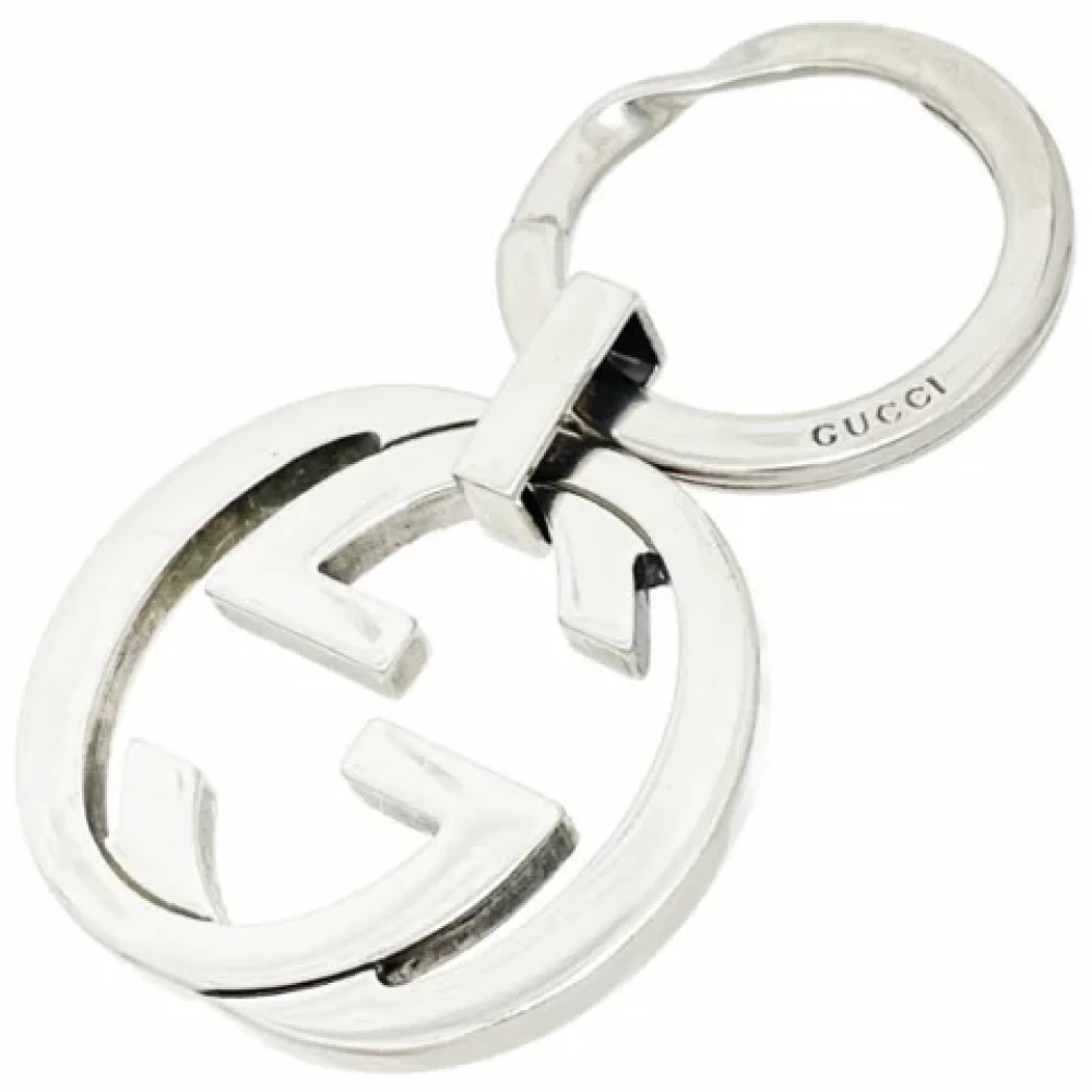 Gucci Vintage Pre-owned Silver key-holders Gray Unisex