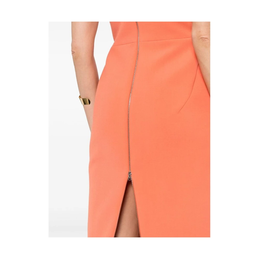 Victoria Beckham Midi Dresses Orange Dames