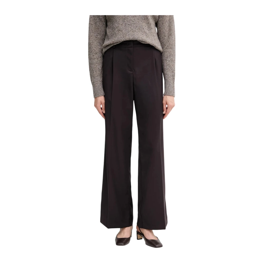 Gaudi Femme Marron Pantalons, Brun, Taille: 42 Fr Pantalon Palazzo