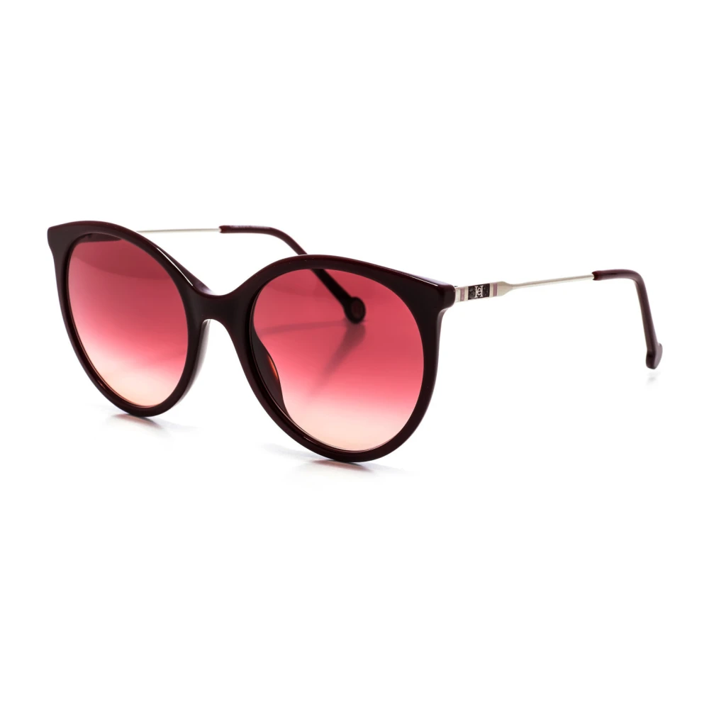Carolina Herrera Donna Multicolor - Occhiali Da Sole Rotondi In Acetato Con Aste In Metallo - Accessories - E -One Size