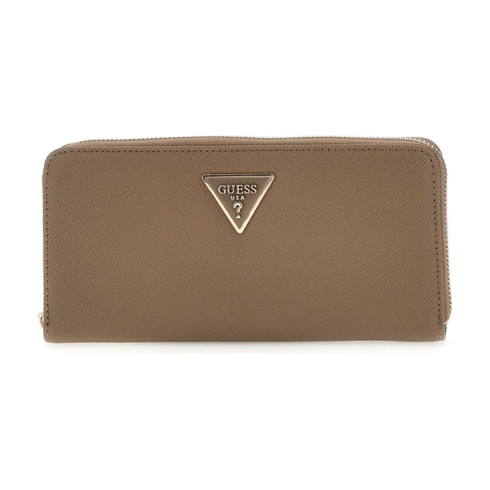 Guess Donker Taupe Laurel Portemonnee voor Vrouwen Beige Dames