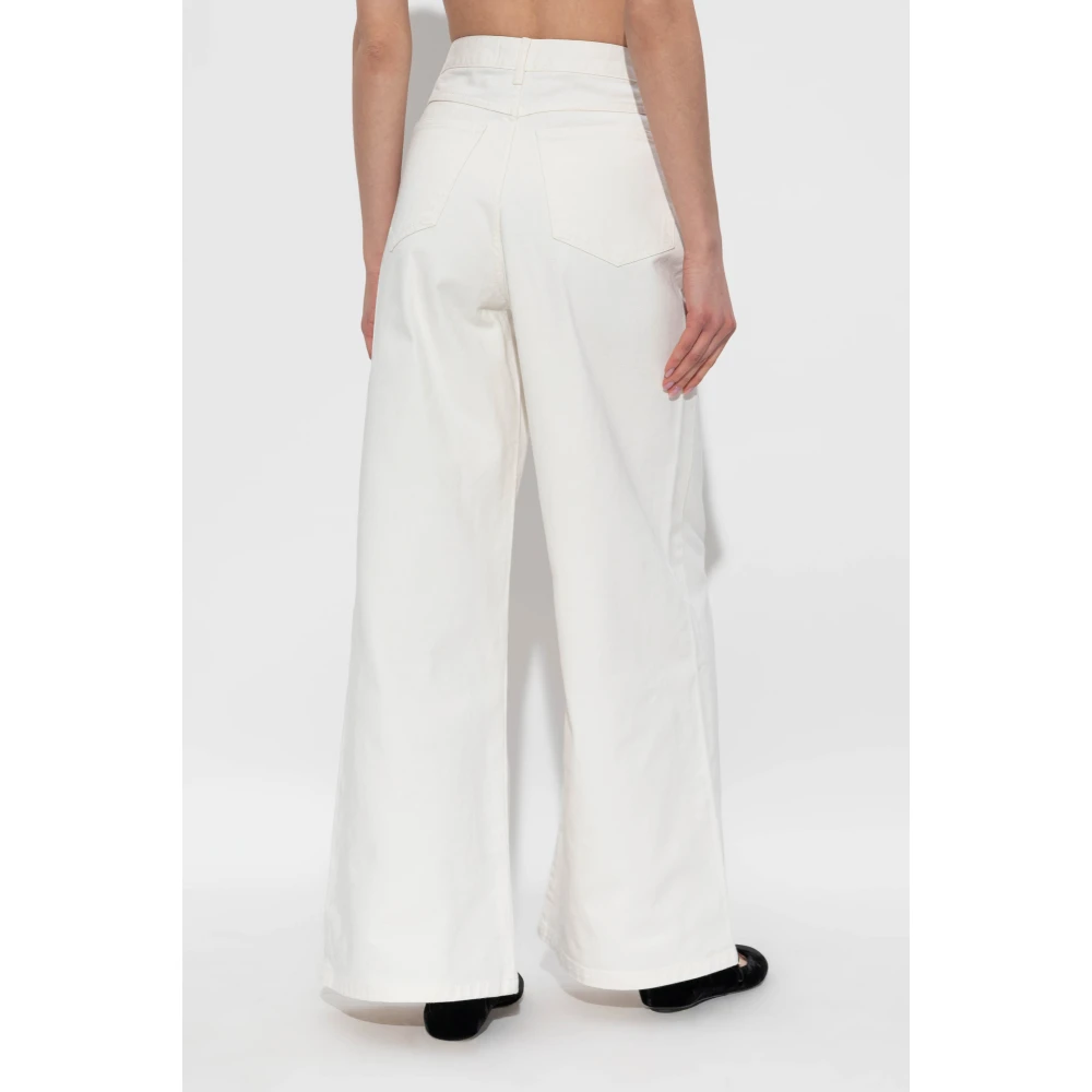 Officine Générale Jeans met zakken White Dames