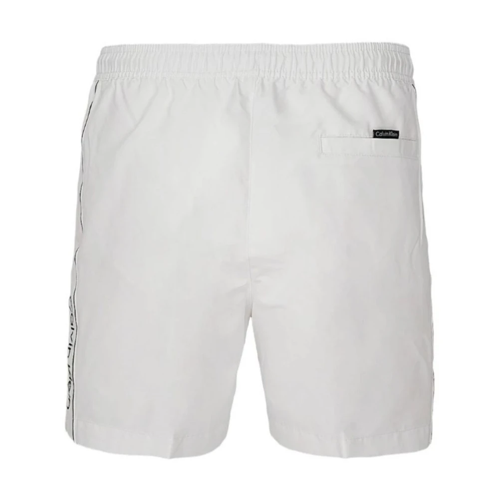 Calvin Klein Heren Zwemkleding Koordsluiting Stijl White Heren