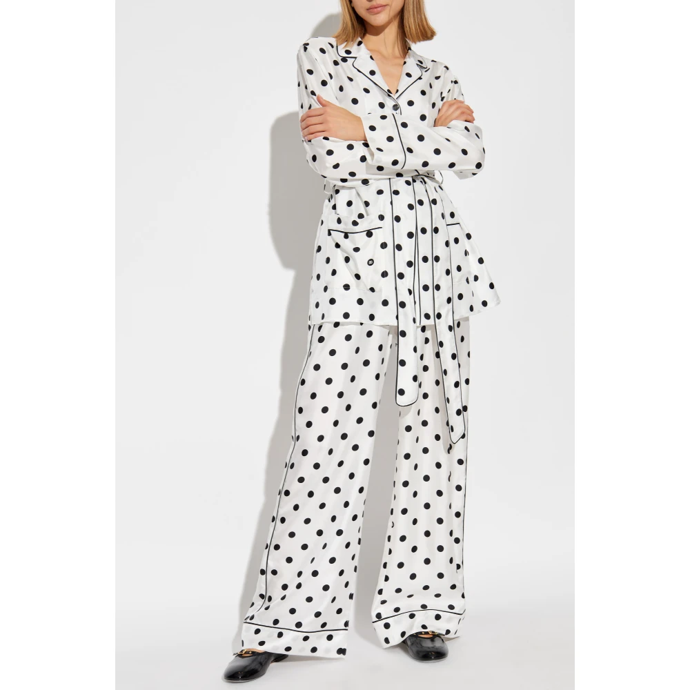Dolce & Gabbana Zijden Overhemd White Dames