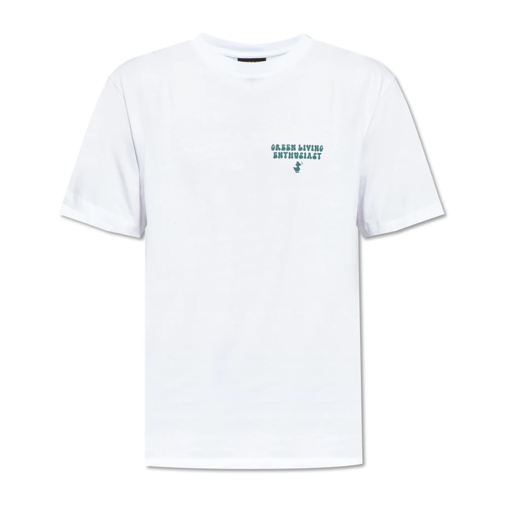 Save The Duck Bedrukt T-shirt White Heren