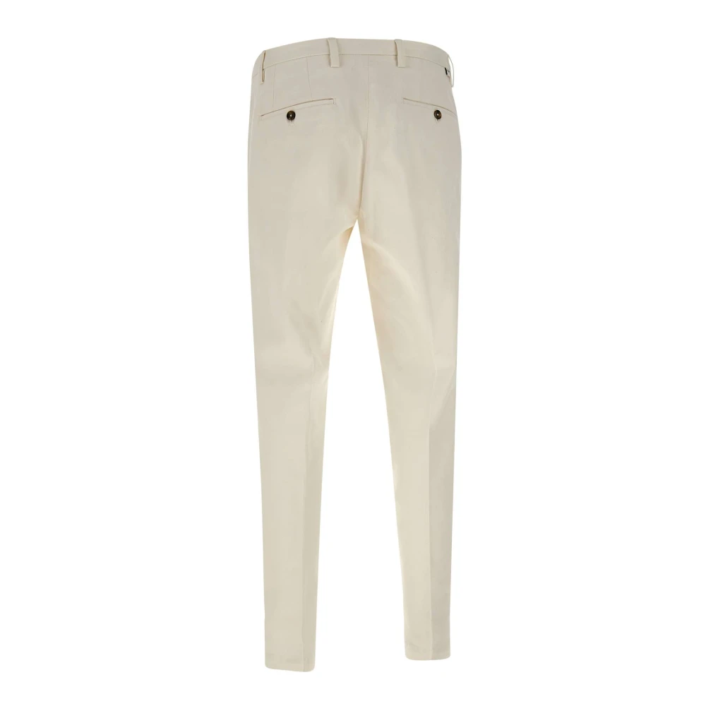 Paolo Pecora Melkwitte Chino Broek White Heren