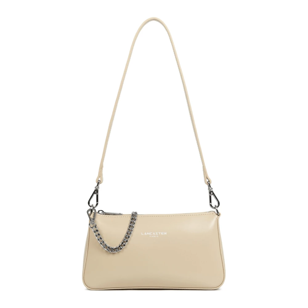 Lancaster Beige Shoulder Bags, Female, One Size, Sac Trotteur Zippée Suave Even 433-14