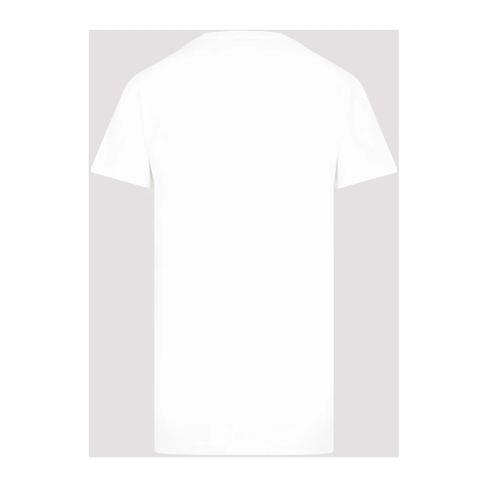 Moncler Natuurlijke Katoenen T-shirt White Dames