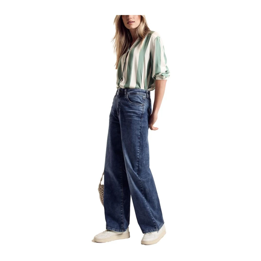 Street One Stretch katoenen jeans damescollectie Blue Dames