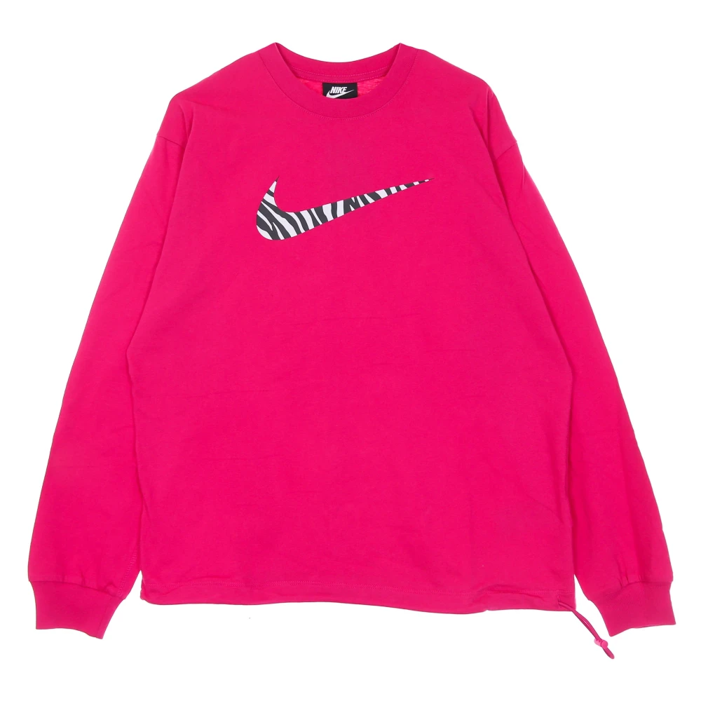 Nike Sportswear Icon Clash Lange Mouw Top Pink Dames