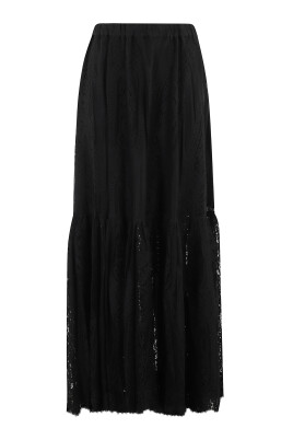 black-lace-ruffle-skirt