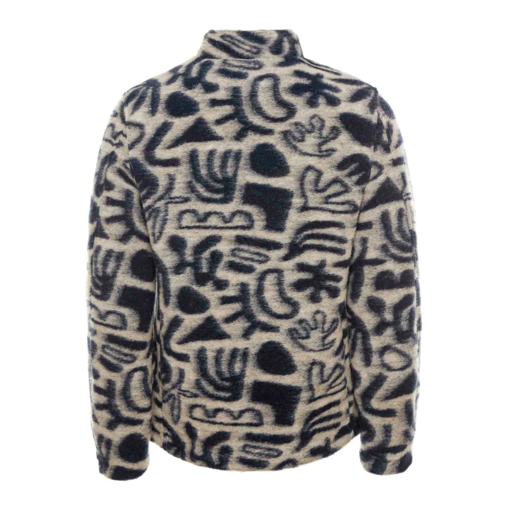 Wax London Cozi Fleecejack met opstaande kraag Multicolor Heren
