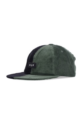 forest-green-velvet-flat-visor-cap