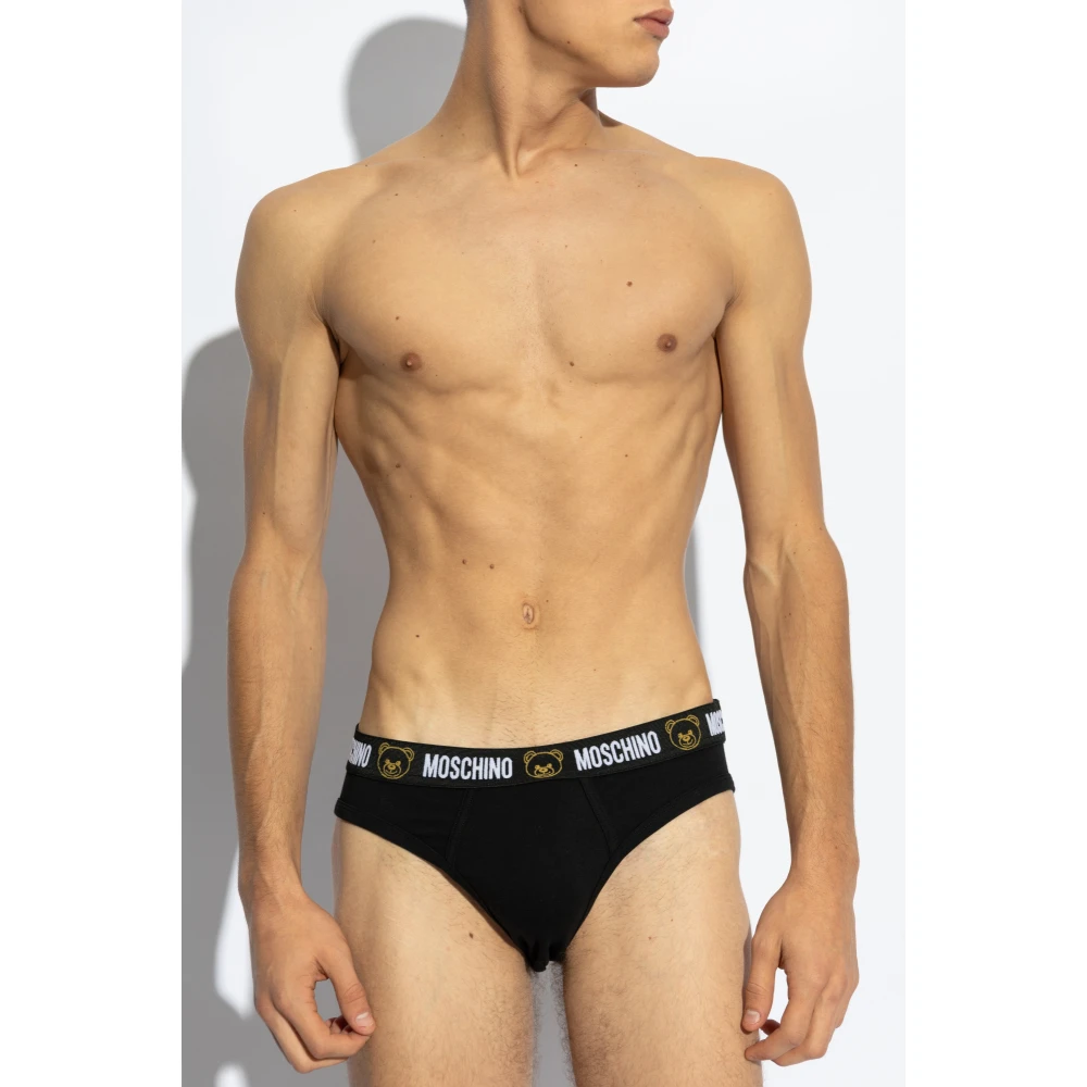 Moschino Twee-pack slips Black Heren
