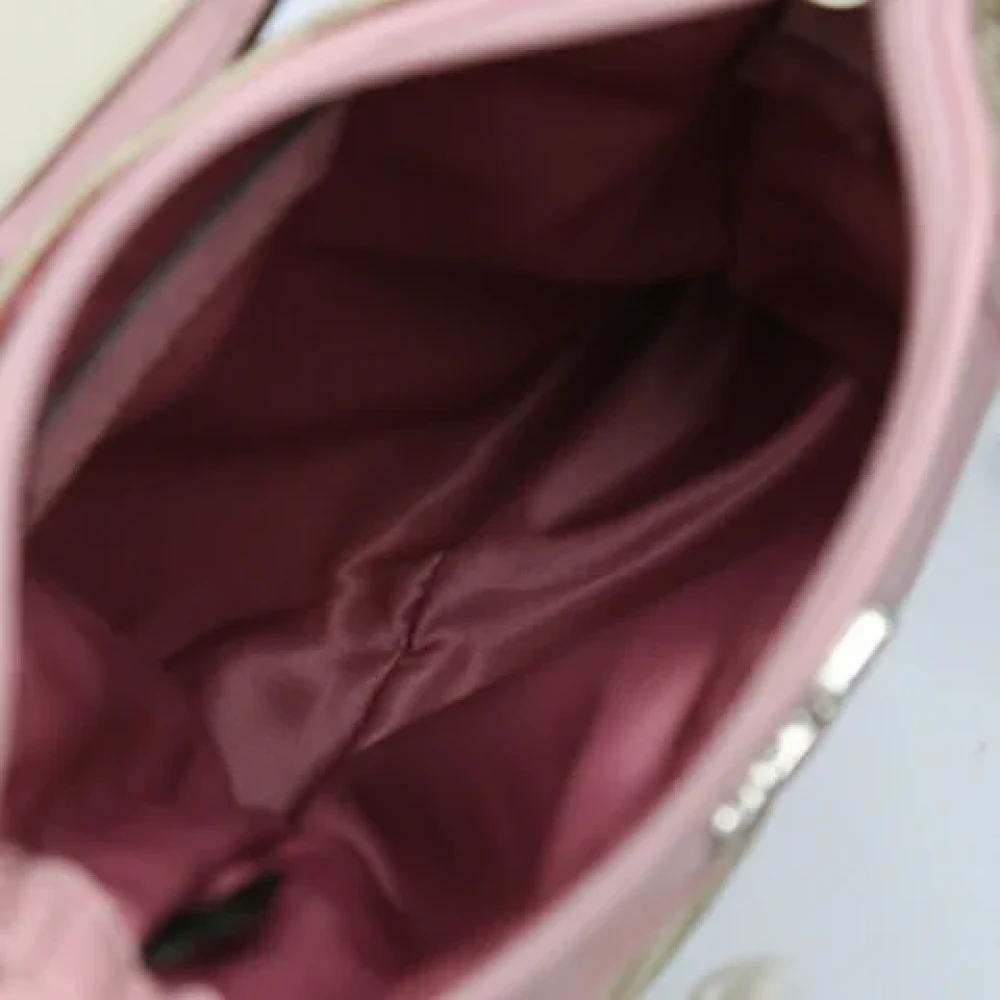 Coach Pre-owned Leather shoulder-bags Pink Dames