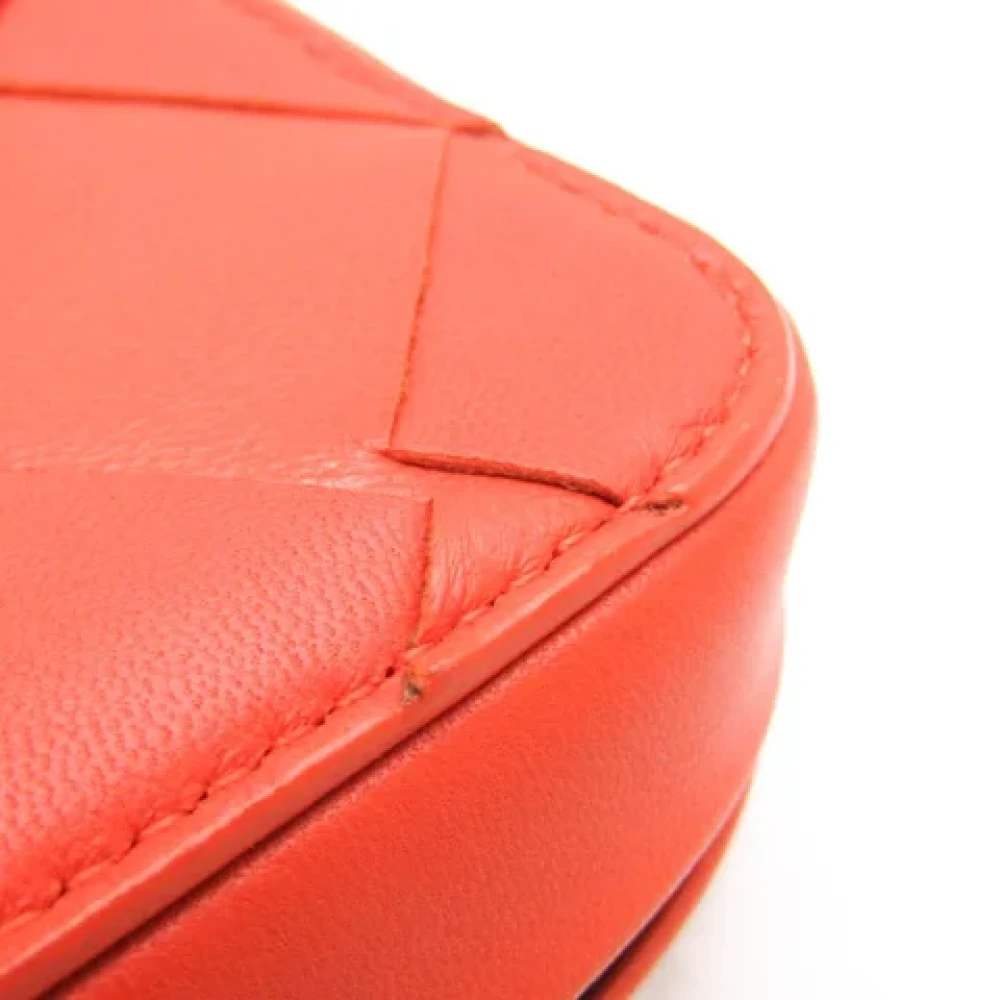 Bottega Veneta Vintage Pre-owned Fabric pouches Orange Dames