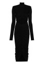 robe-midi-elegante-noire-decoupee