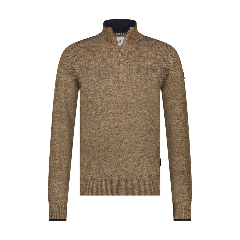 State of Art Sportzip Pullover Brown Heren