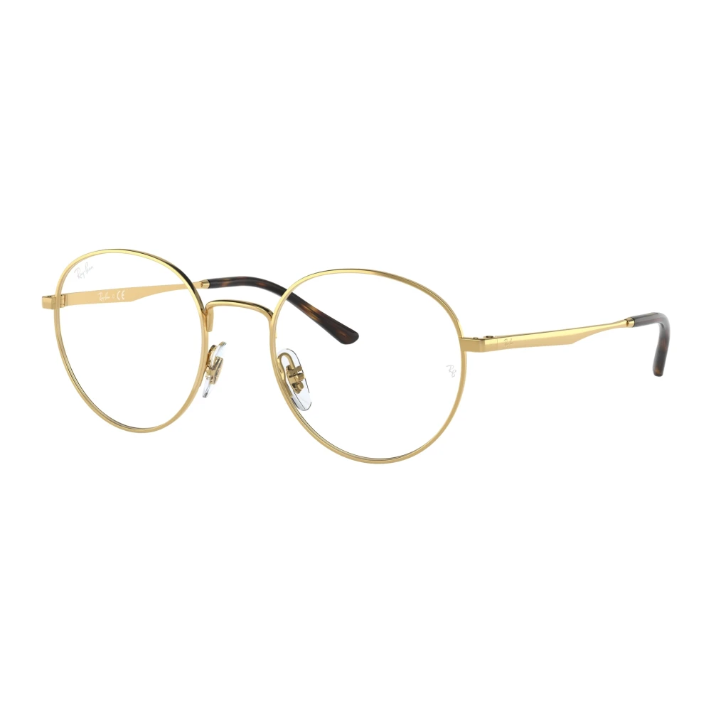 Ray - Ban Unisex Gold Ray - Ban Rx6558 2500 Optical Frames Metal Round Normal - Image 2