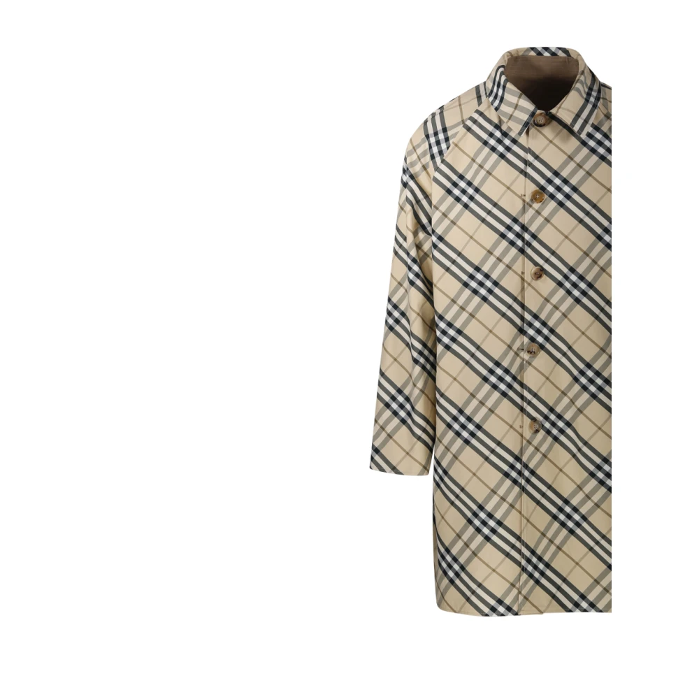 Burberry Trenchcoat met Teddy Detail Brown Heren