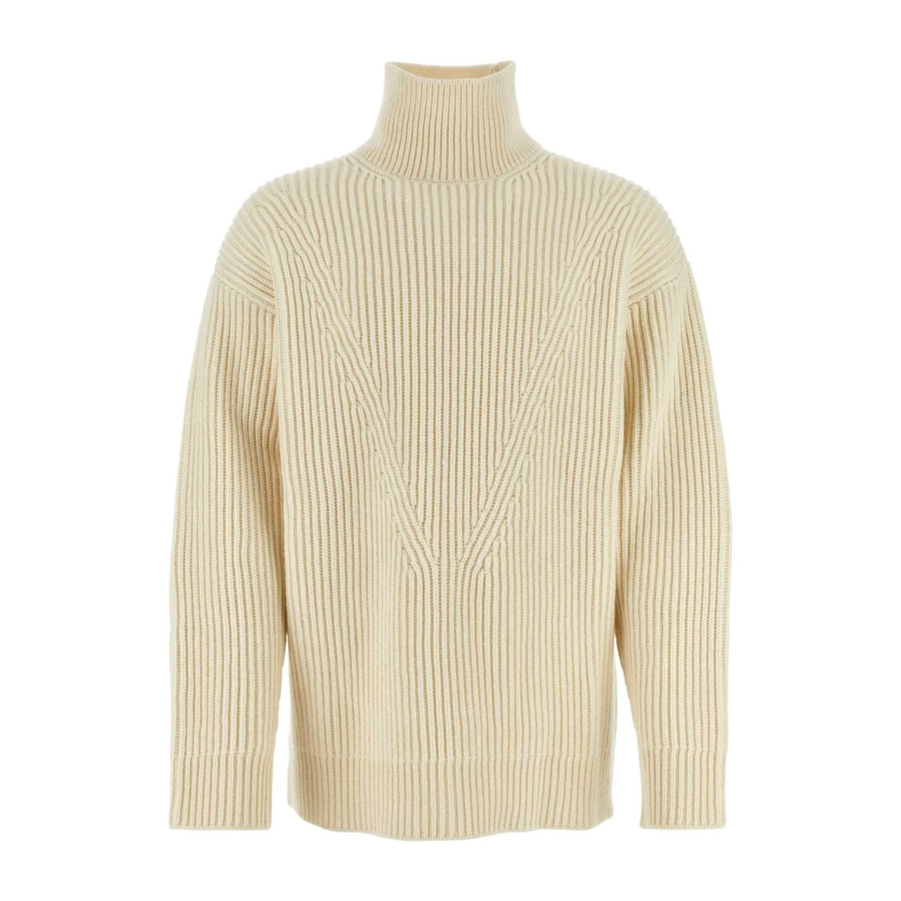 Jil Sander Mannelijk Wit Truien & Vesten Heren, M, Hn Ls Jumper