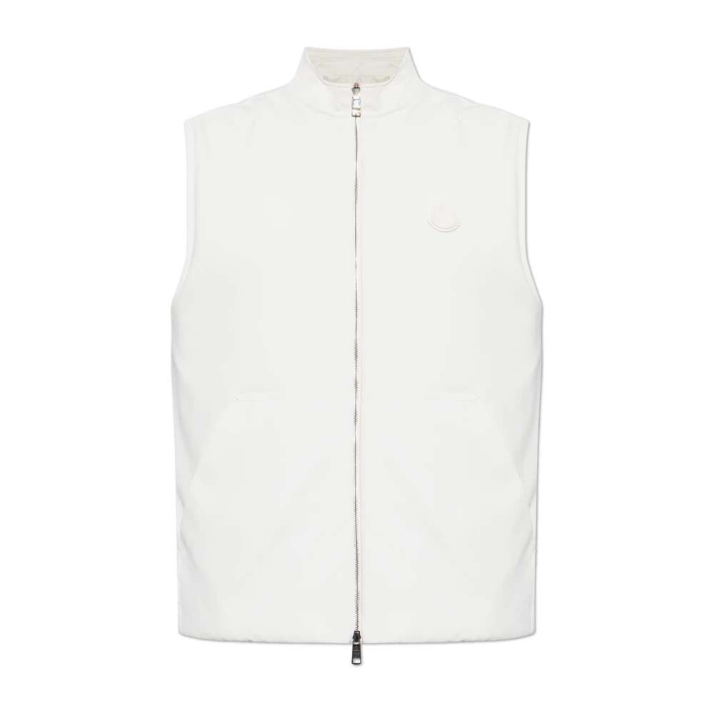 Moncler - Jackets > Vests - White - Moncler - Modalova