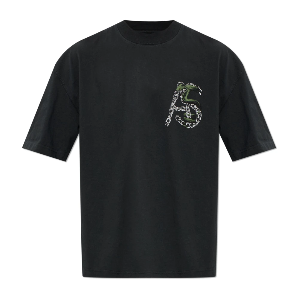 Allsaints - Linx Oversized T-Shirt Mit Kurzen Ärmeln - Tops - Herren - Schwarzk - L - Bild 5
