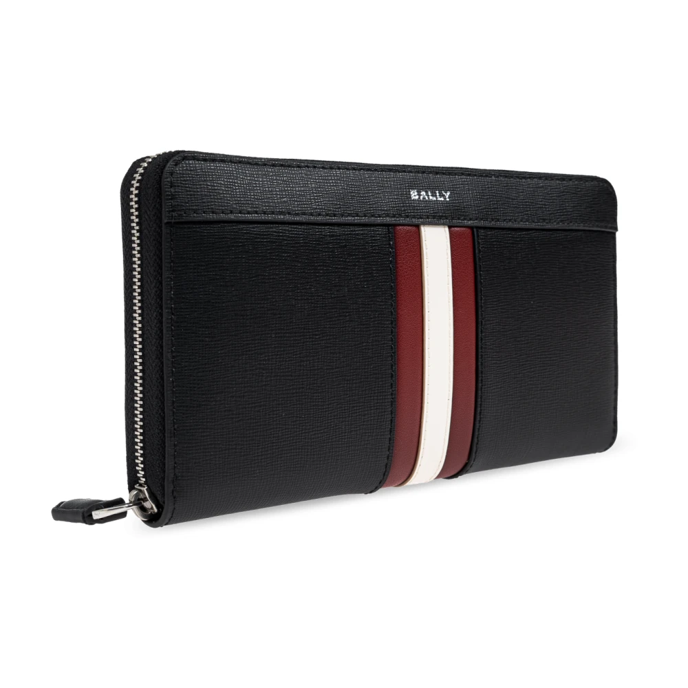 Bally Leren Portemonnee Black Heren