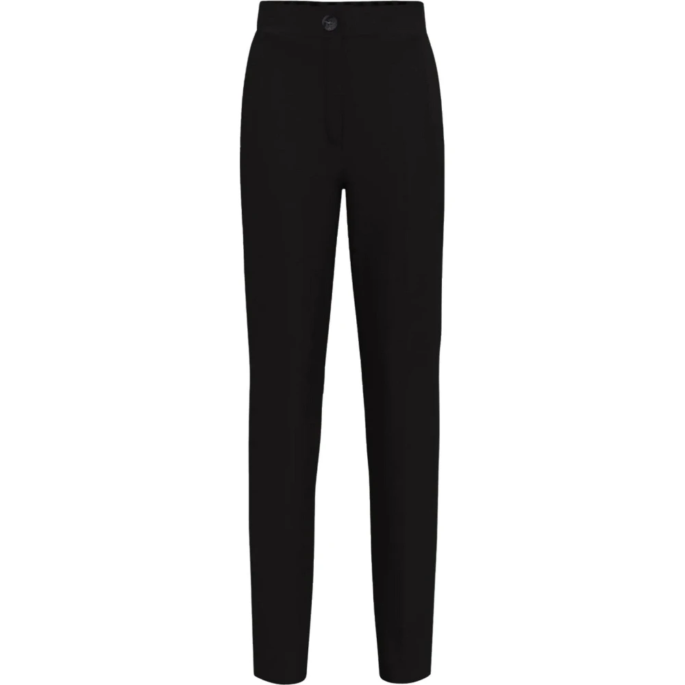 Emme DI Marella Casual broek in katoenmix Black Dames