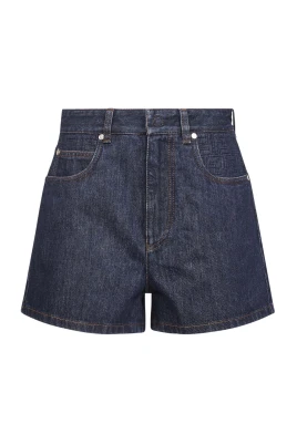 Utsvängda denimshorts