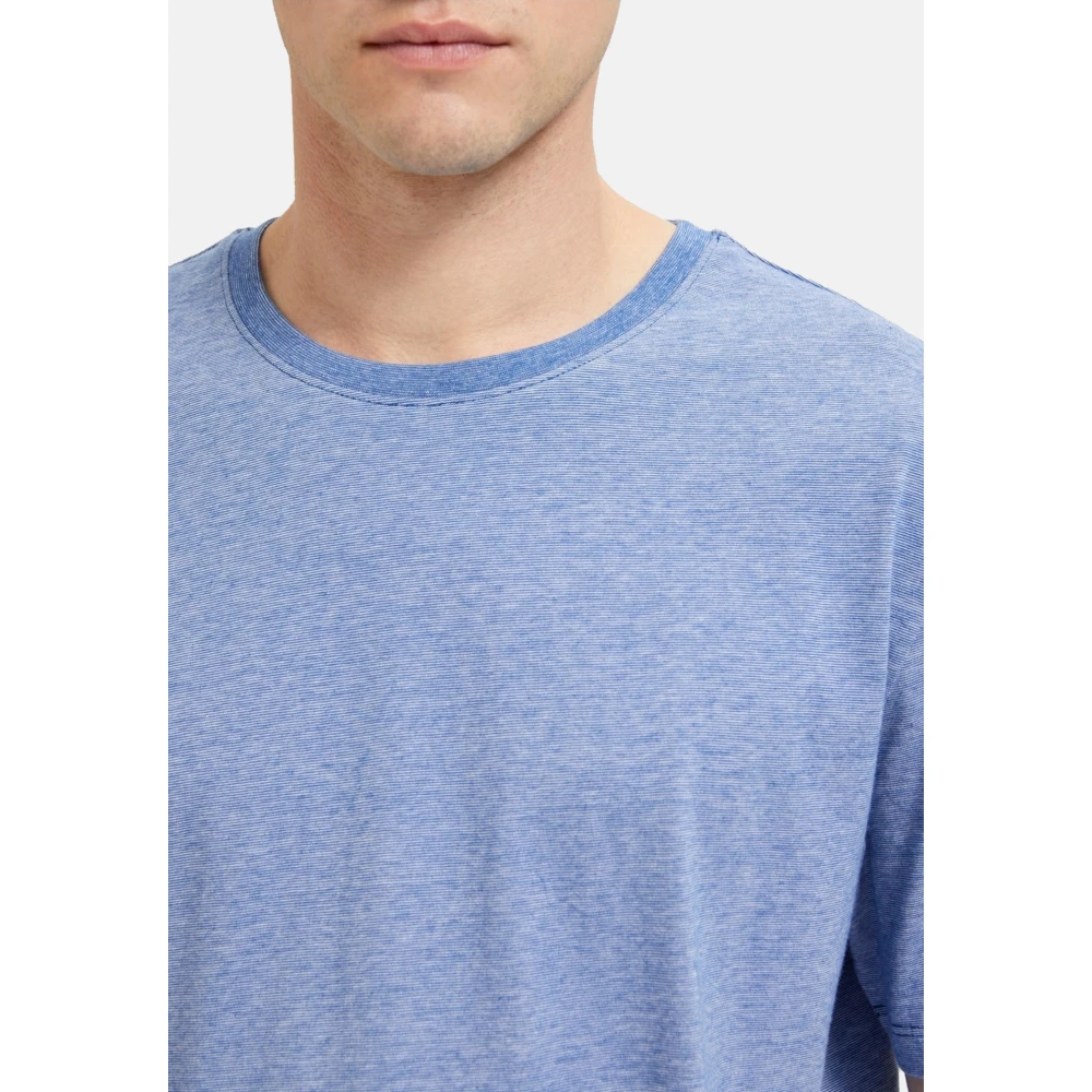 Selected Homme T-Shirts Blue Heren