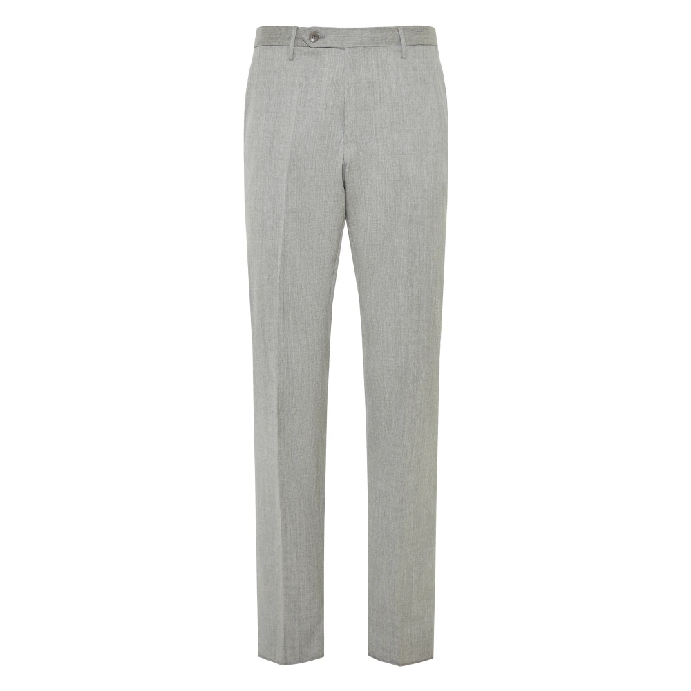 Rota Wollen Broek Gemaakt in Italië Gray Heren