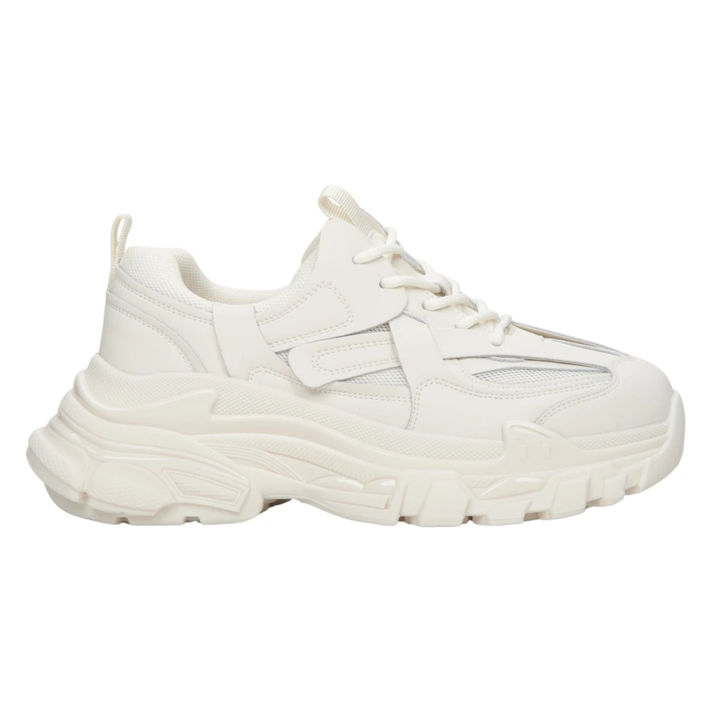 Estro Dames Lichtbeige Lage Top Chunky Platform Sneakers ES8 Er00112610 Dames Schoenen
