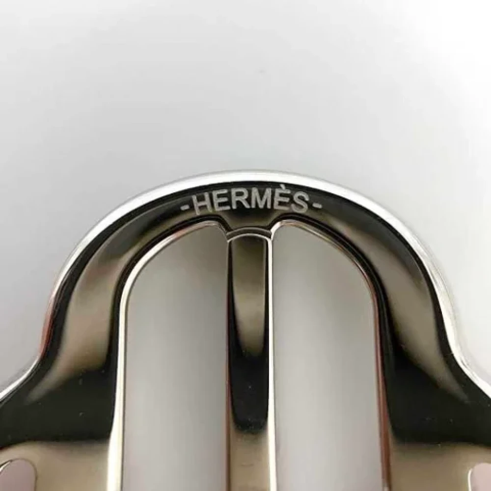 Hermès Vintage Pre-owned Metal scarves Red Dames