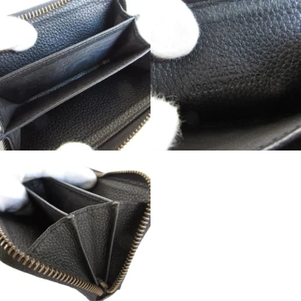 Gucci Vintage Pre-owned Leather wallets Black Dames