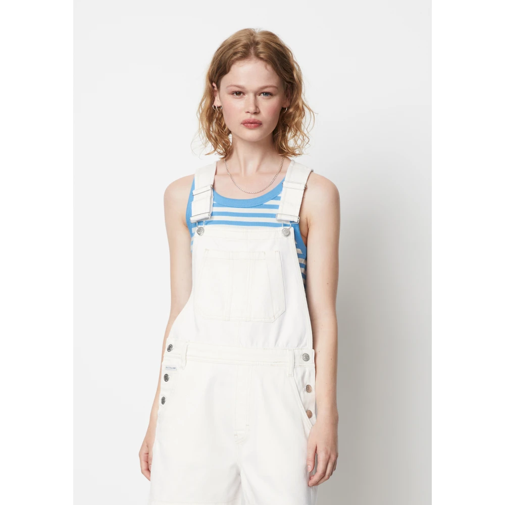 Marc O'Polo Jeans dungarees relaxed White Dames