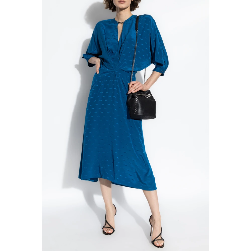 Zadig & Voltaire Jurk met Ritany-logo Blue Dames