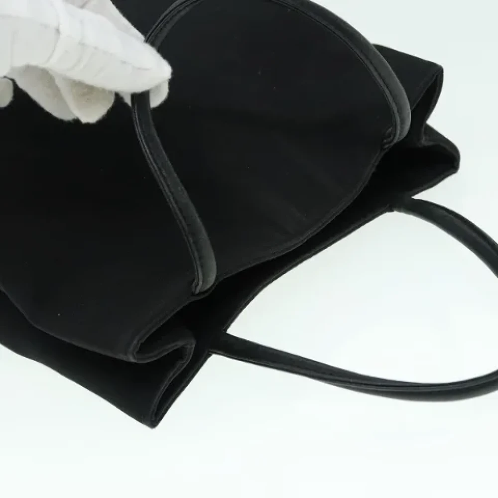 Burberry Vintage Pre-owned Canvas handbags Black Dames