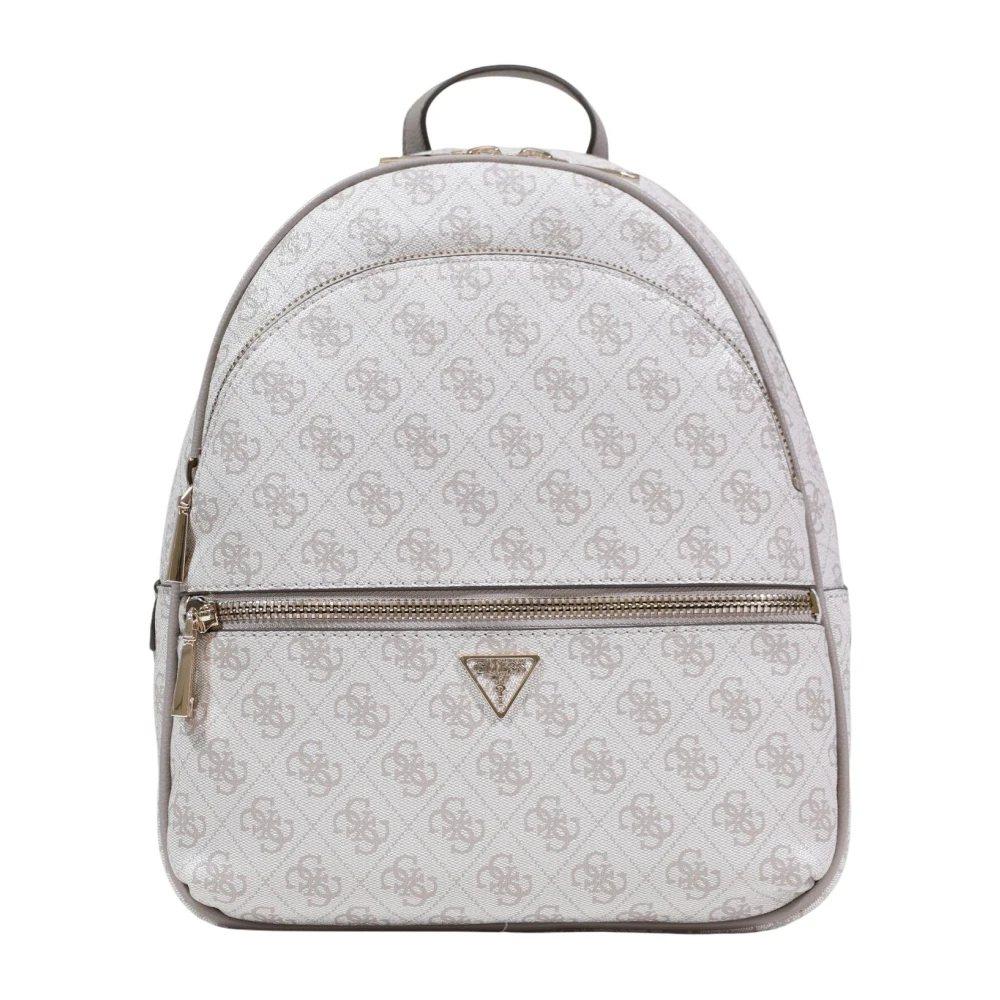 Guess Women's Beige Manhattan Ii Large Backpack - Backpacks - One Size - Bags