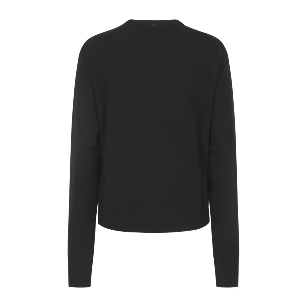 SPORTMAX Harald V-Hals Trui Black Dames