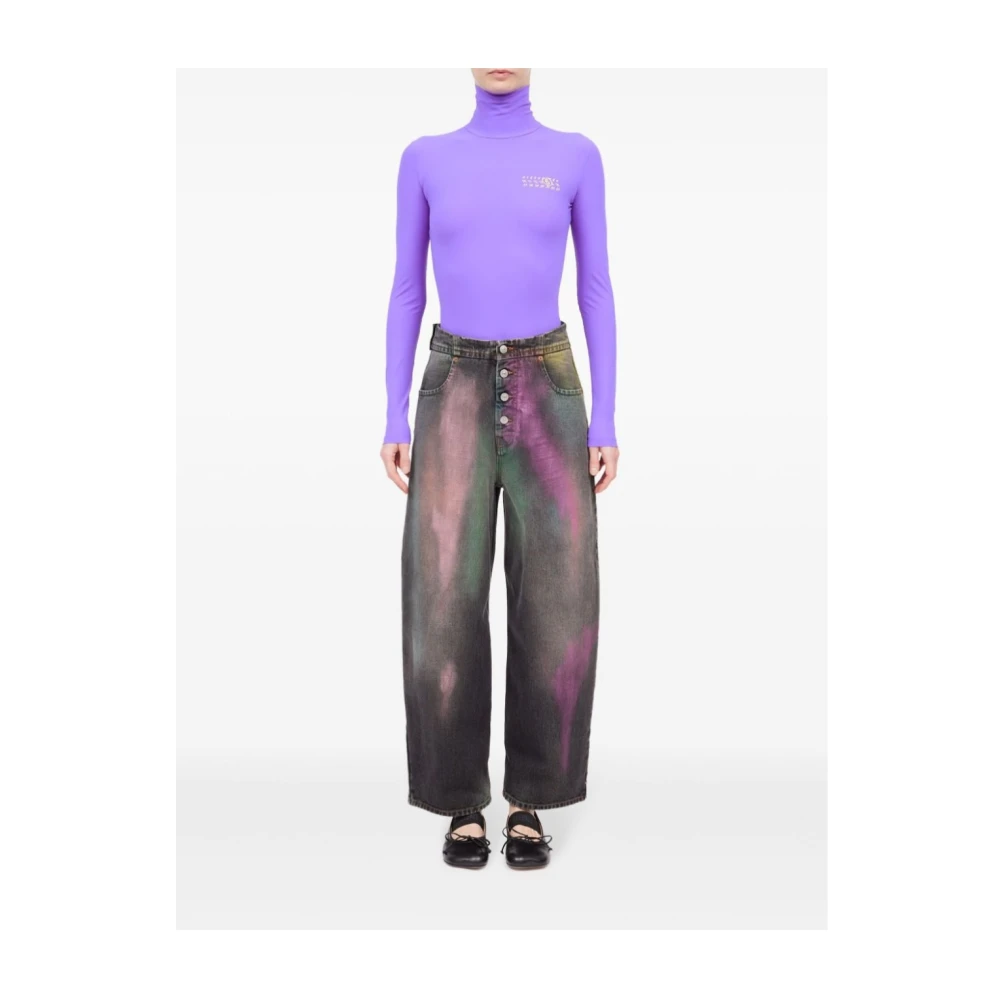 MM6 Maison Margiela 5 Zakken Broek Black Dames